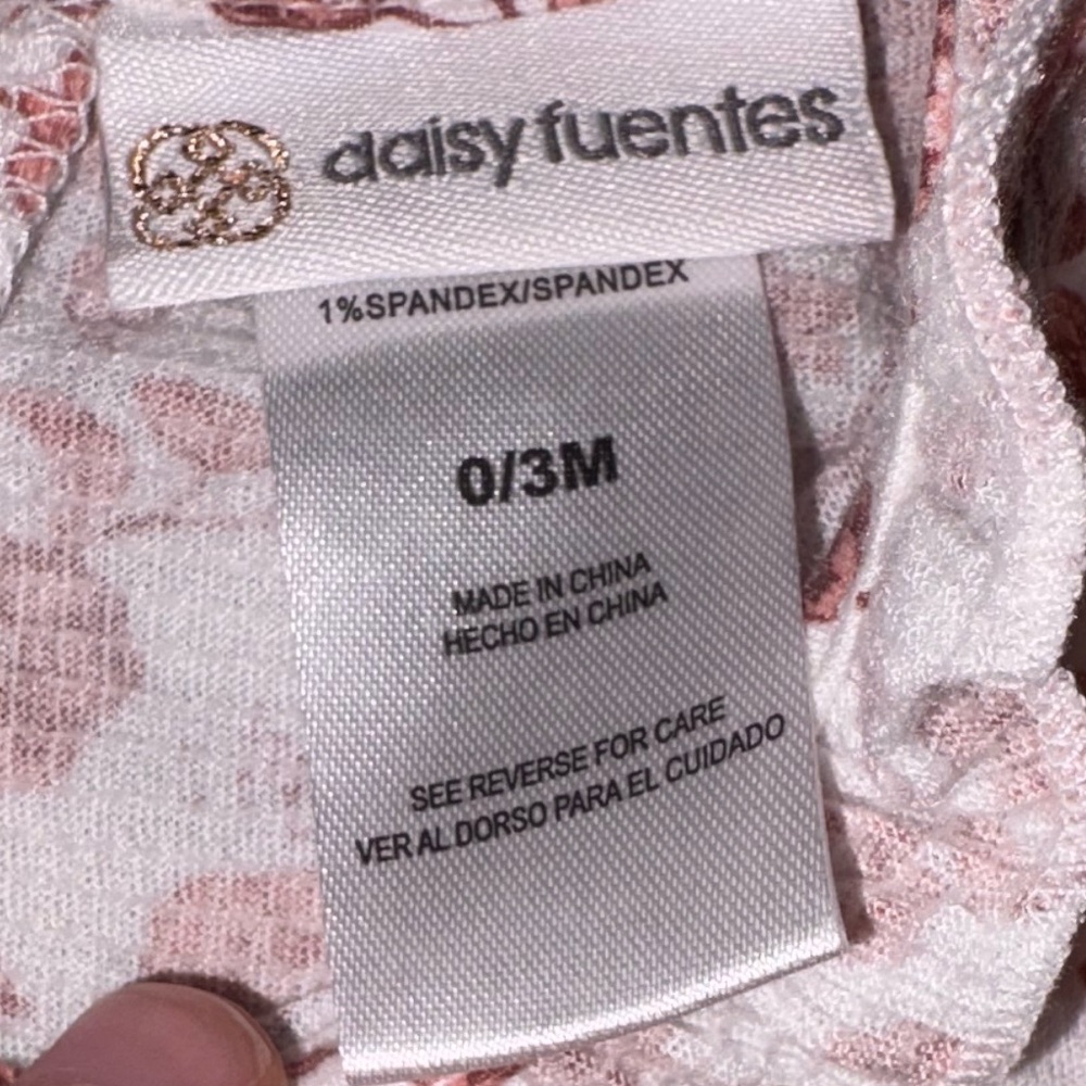 Daisy Fuentes Pink Floral Kids Matching Set